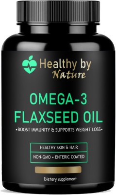 Healthy By Nature Premium Flaxseed extract capsules Omega 369 Premium(60 Capsules)