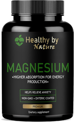 Healthy By Nature Chelated Magnesium Glycinate Citrate Oxide Supplement Ultra(30 Capsules)