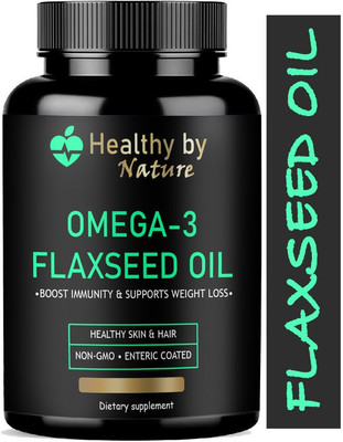 Healthy By Nature Ultra Flaxseed extract capsules Omega 369 (Natural)(30 Capsules)