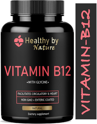Healthy By Nature Organic B Complex Vitamins B12 and Biotin (Advanced)(60 Capsules)