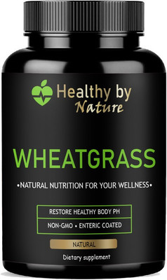 Healthy By Nature Wheatgrass 800 mg Capsules Advanced(60 Capsules)