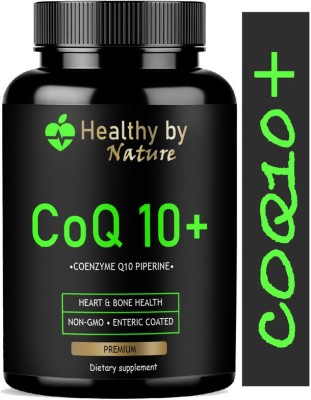 Healthy By Nature 120mg Coenzyme Q10 Capsules with Piperine (Natural)(30 Capsules)