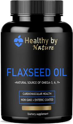 Healthy By Nature Pro Flaxseed extract capsules Omega 3 Pro(60 Capsules)