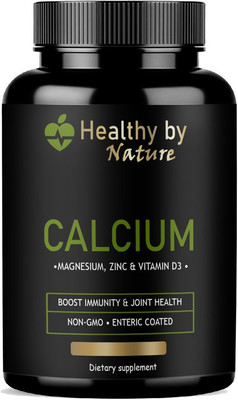 Healthy By Nature Calcium, Magnesium, Zinc, D3 & B12 Tablets Advanced Advanced(30 Capsules)