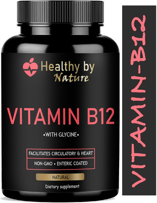 Healthy By Nature Organic B Complex Vitamins B12 and Biotin (Natural)(30 Capsules)