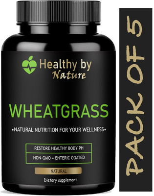 Healthy By Nature Wheatgrass 800 mg Capsules (Advanced)(5 x 60 Capsules)