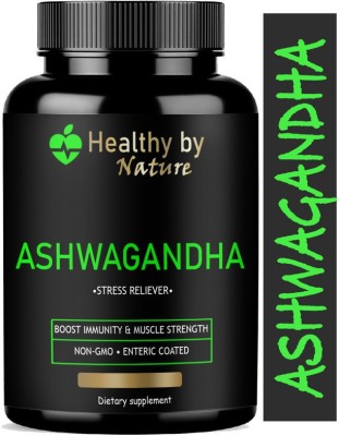 Healthy By Nature Raw Ashwagandha (Withania Somnifera)-Anxiety Endurance (Premium)(30 Capsules)