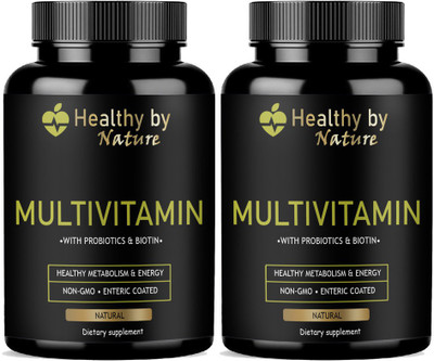 Healthy By Nature The Real Vitamin Advanced Multivitamin Premium(2 x 60 Capsules)