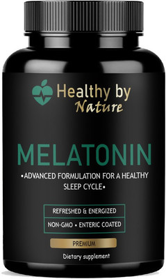 Healthy By Nature Sleeping Pills Aid for Deep Sleep with Melatonin & Valerian Premium(60 Capsules)