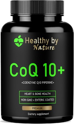 Healthy By Nature 120mg Coenzyme Q10 Capsules with Piperine(60 Capsules)