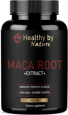 Healthy By Nature Maca Root Capsules Enriched with Maca Root Extract for Men Premium(30 Capsules)