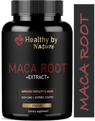 Healthy By Nature Maca Root Capsules Enriched with Maca Root Extract for Men (Ultra)(60 Capsules)