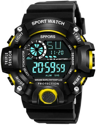 Acnos Water Resistance Water Resistance Digital Watch  - For Men
