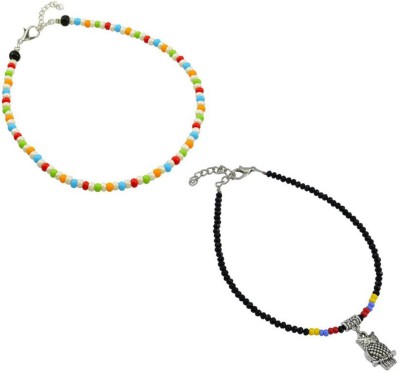 HIGH TRENDZ Alloy Anklet(Pack of 2)