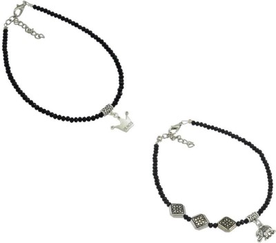 HIGH TRENDZ Alloy Anklet(Pack of 2)