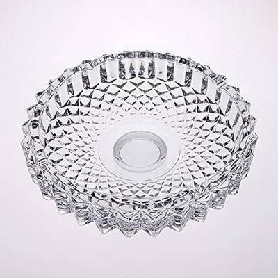 am group essentioal fancy ash tray Clear Glass Ashtray(Pack of 1)