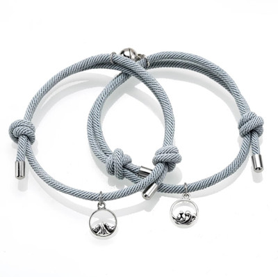vien Cotton Dori Silver Bracelet Set(Pack of 2)