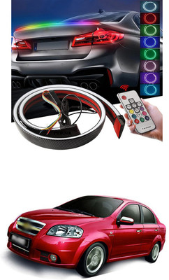 XZRTZ Plastic Car Door Guard(Multicolor, Pack of 1, Chevrolet, Aveo)