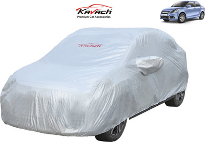 Kavach Car Cover For Maruti Suzuki Swift Dzire AMT ZDI Plus Diesel (With Mirror Pockets)(Silver, For 2020 Models)