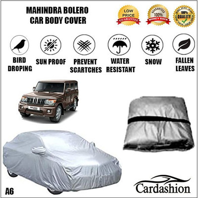 cardashion Car Cover For Mahindra Bolero(Silver)