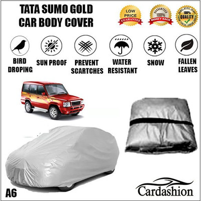 cardashion Car Cover For Tata Sumo(Silver)