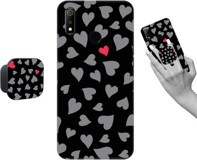 COBIERTAS Back Cover for Realme 3 Pro(Multicolor, Cases with Holder, Pack of: 2)