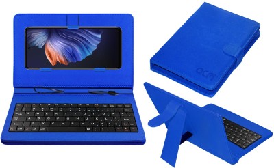 ACM Keyboard Case for Tecno Camon 18 P(Blue, Cases with Holder, Pack of: 1)