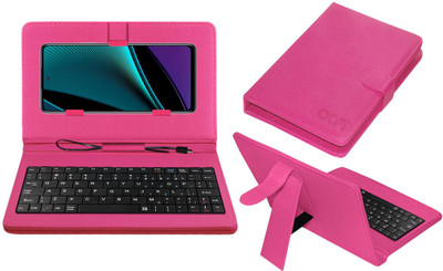 ACM Keyboard Case for Infinix Note 11s(Pink, Cases with Holder, Pack of: 1)