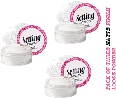 GFSU color make up setting white loose powder matte white loose powder Compact(WHITE, 30 g)