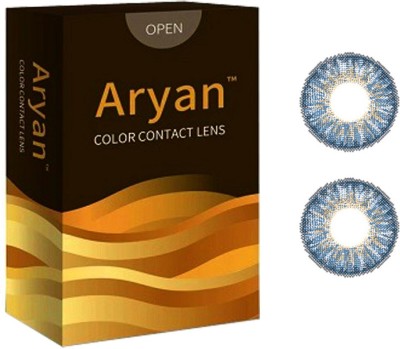 ARYAN Quaterly Disposable(-1.75, Colored Contact Lenses, Pack of 2)