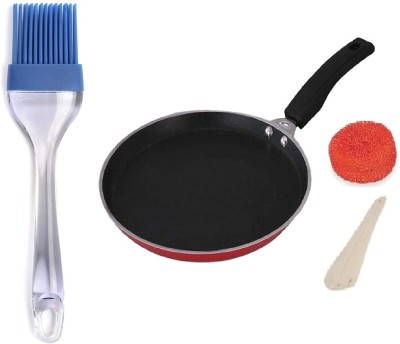 Dynore Tawa with oil brush Non-Stick Coated Cookware Set(Aluminium, 2 - Piece)