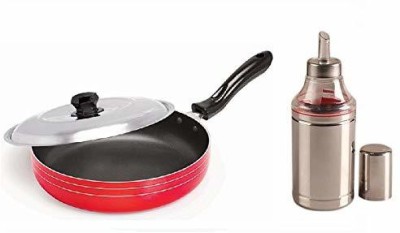Dynore Non-Stick Coated Cookware Set(Stainless Steel, 2 - Piece)