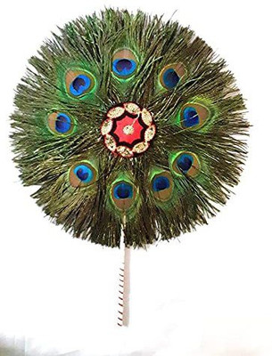 Crown Warriors Pack of 1 Decorative Feathers(1 Peacock Feather)