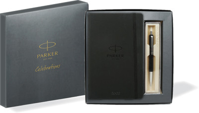 PARKER Celebration 2022 Diary + Vector Standard Ball Pen Gift Set(Pack of 2, Ink Color - Black)