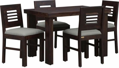 DECORWOOD Premium Quality Sheesham Solid Wood Solid Wood 4 Seater Dining Set(Finish Color -Walnut Finish, DIY(Do-It-Yourself))
