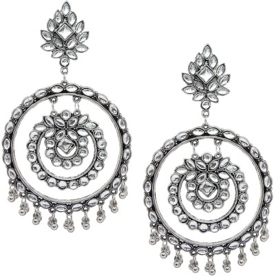 Happy Stoning Earrings Metal Chandbali Earring