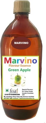 Marvino Green Apple Food Flavours Essence for Cakes Whipcream Fondant Sweets Ice-Creams Chocolates Flavoring Syrup Apple Liquid Food Essence(1000 g)