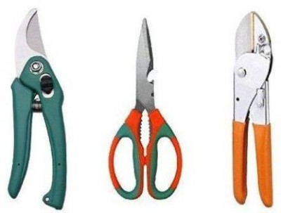 GROWTOP Garden Scissor, Garden Pruner, Garden Cutter Gardening Cut Tools (Set Of 3) Garden Tool Kit (3 Tools) Garden Tool Kit(3 Tools)