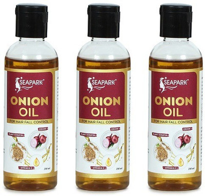SEAPARK Onion Oil- For Fast Hair Growth & Anti Hair Fall, White Hair Oil(300 ml)