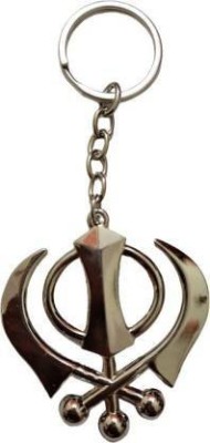 Daiyamondo This Spiritual Keychain from is the perfect way for carrying your Car | Bike | Home | Office Keys in style It can be a great protection and the Holy God will protect you from evils. Superior finish makes the owner proud to own it. 
 Sikhism Religious Spiritual Symbol Sikh Khanda Theme Des