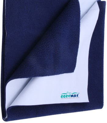 COZYMAT Cotton Baby Bed Protecting Mat(Blue, Large)