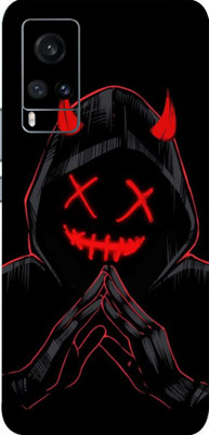 LAMHA VIVO X60 PRO Mobile Skin(Black Devil Lines With High Matte Finish.)