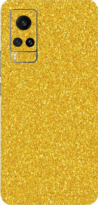 BUGGU Vivo X60 Pro, vivo x60 pro Mobile Skin(Ultra Super Golden Glitter Skin With High Matte Finish., Mobile Skin (Back+Side+Camera))
