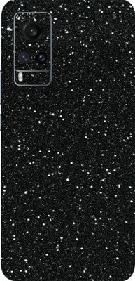 LAMHA Vivo X60 Pro, vivo x60 pro Mobile Skin(Ultra Super Black Glitter With High Matte Finish., Mobile Skin (Back+Side+Camera))
