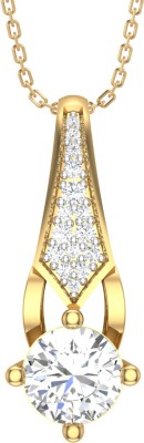 CLARA Aarvi Gold-plated Cubic Zirconia Sterling Silver Pendant