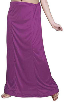 Abn Traders Women's Saree Satin Petticoat Underskirt (Pink) Satin Blend Petticoat(Free)