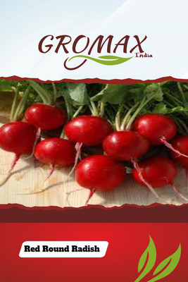 Gromax India Red Round Radish Seed(40 per packet)