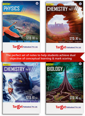 Std 11 Perfect PCB Books (Physics, Chemistry And Biology) Combo | FYJC Science Guide | Maharashtra State Board Notes | Based On Std 11th New Syllabus 2019 - 2020 | Set Of 4 Books(Paperback, Content Team at Target Publications)