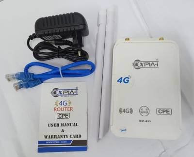 xpia-i XPIXA I 4G Wifi Wireless Router 50 Mbps 4G Router  (White, Single Band)