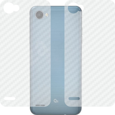 ZINGTEL Back Screen Guard for LG Q6 PLUS(Pack of 2)